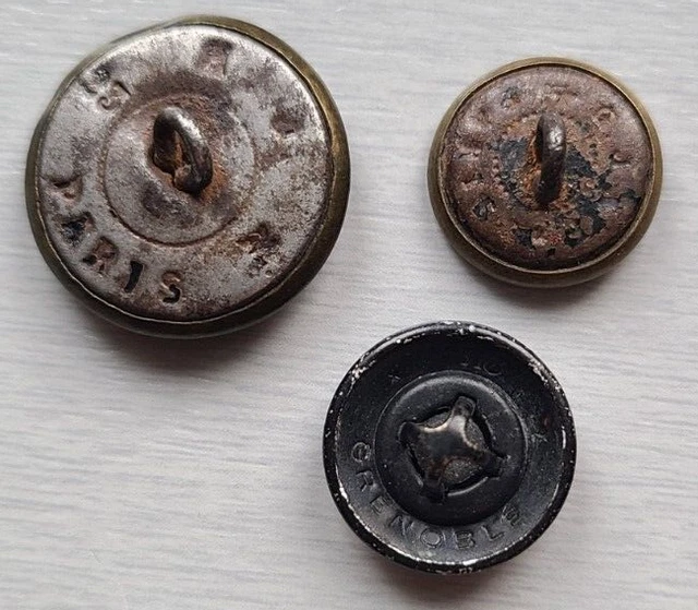 Bouton ancien - Chasse - Vènerie - Renard - 25 mm - Sporting