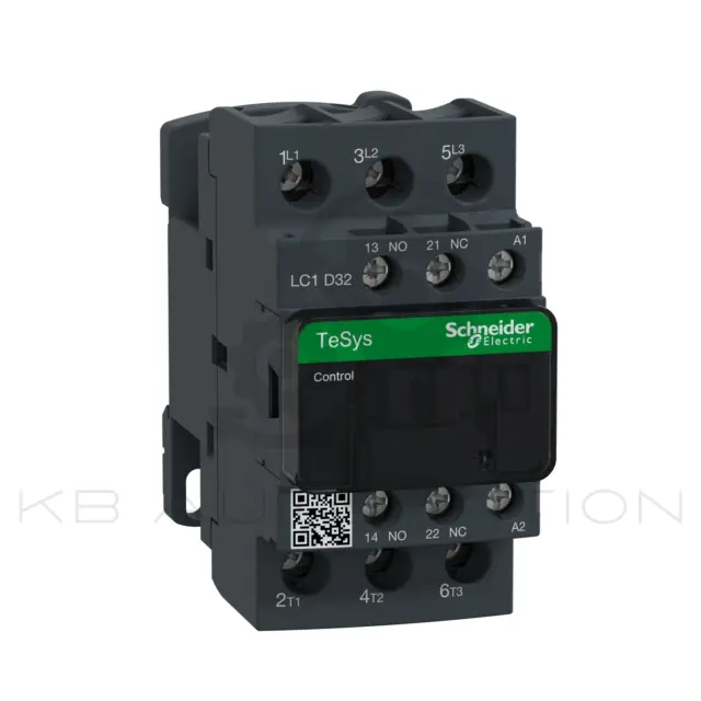 Schneider LC1D32E7 TeSys D contactor - 3P(3 NO) - AC-3-  = 440V 32A - 48VAC coil