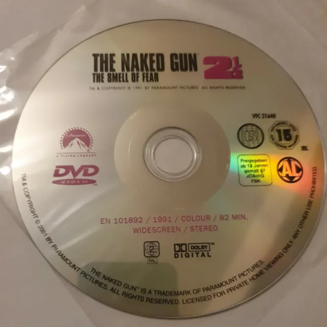 The Naked Gun 2½: The Smell of Fear (1991 Film) DVD Leslie Nielsen  Disc only