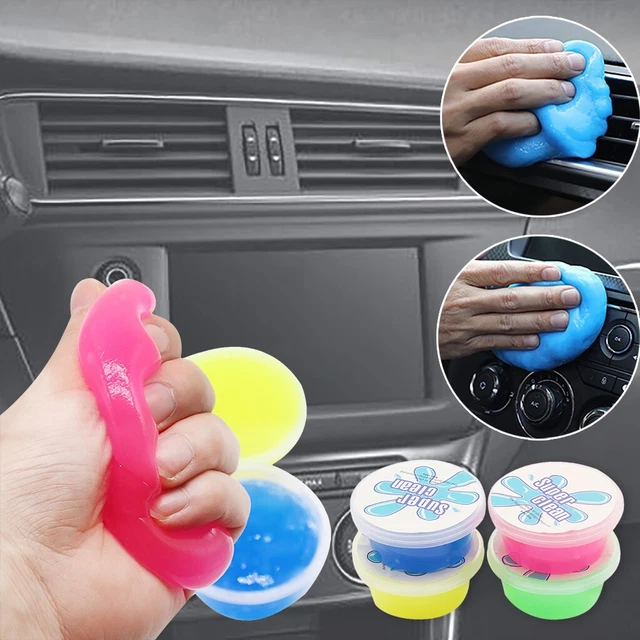 Magic Soft Sticky Clean Glue Slime Dust Dirt Cleaner For Car Cleaning Supplies