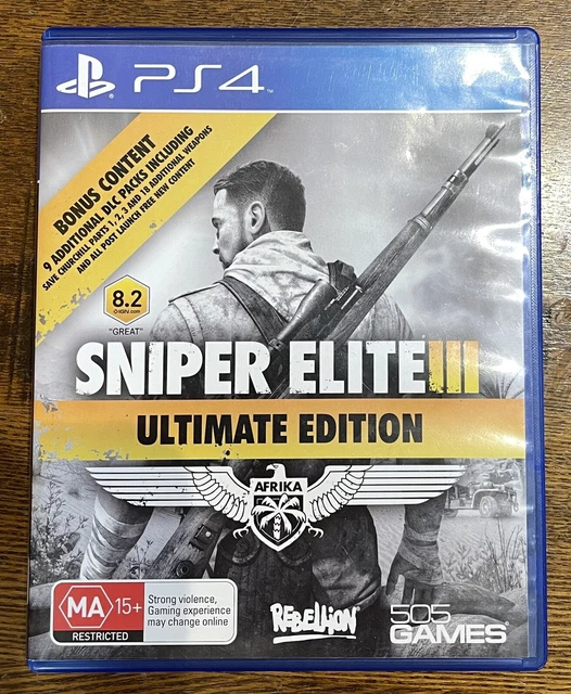 Sniper Elite 3 Ultimate Edition PS4 Game Sony PlayStation 4 505 Games MA15+