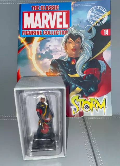 Eaglemoss Marvel Classic Collection X-Men Storm n. 14 Figura da esposizione e Mag