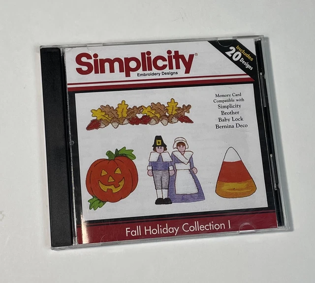 Tarjeta de memoria Simplicity otoño diseños de Halloween colección de vacaciones I- Acción de gracias