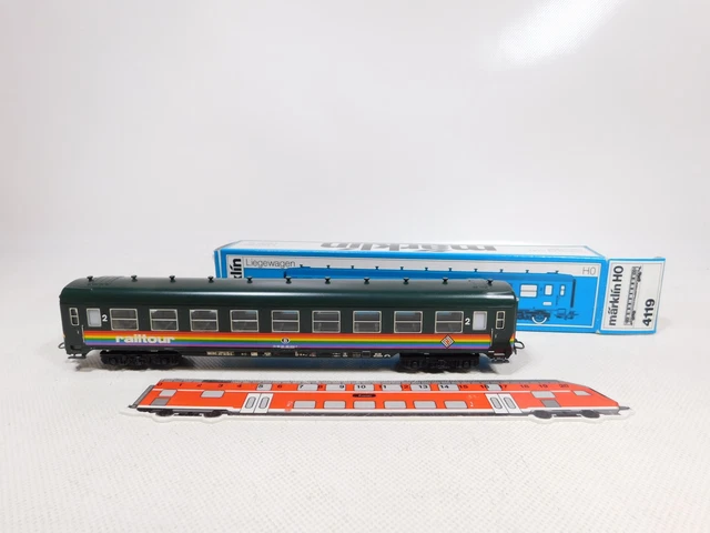 MÄRKLIN H0 AC 4119 Tin D-Train 2. Class Railtour Sncb Box #EE364-0, 5 £ ...