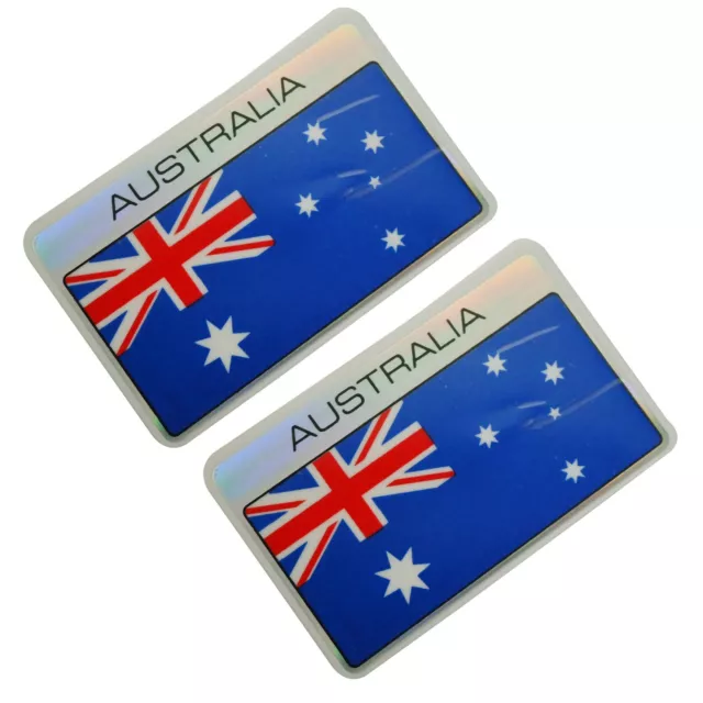 Australia Nazionale Bandiera Adesivo Emblema Set Impermeabile Vinile Adesivo