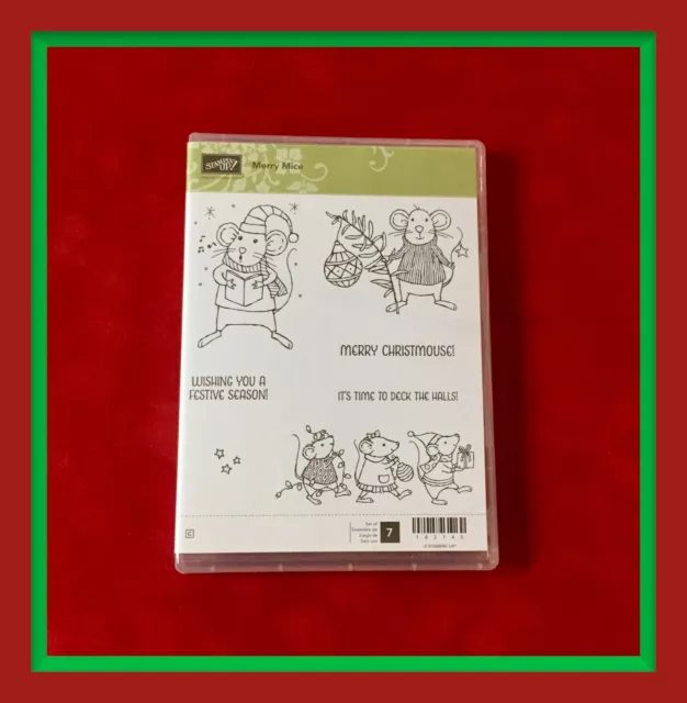 Stampin' Up! MERRY MICE Stamp Set ...MERRY CHRISTMOUSE!  ***NEW***