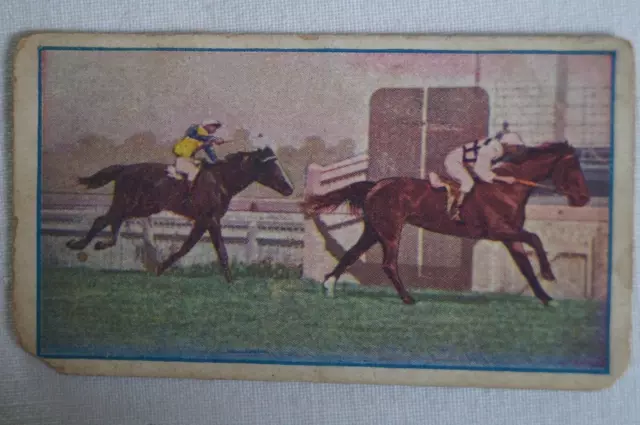 Australian Racing Scenes Vintage 1911 Sniders Abrahams Card-Australian Cup