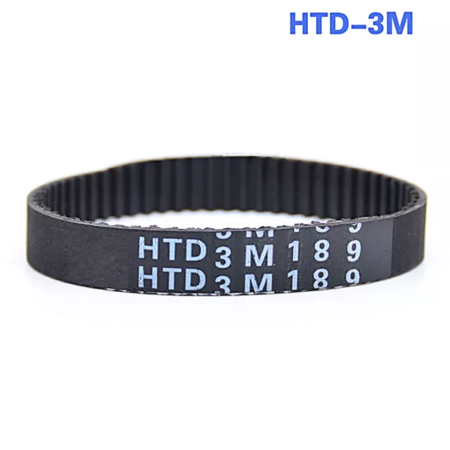 HTD 3M-201/204/213/228/231 ceinture synchrone pignon boucle fermée 10/15 mm de largeur 2