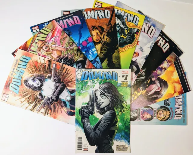 Domino #1-10 +ANNUAL (2018) FULL SERIES LOT | 1st Series | Marvel Comic Books