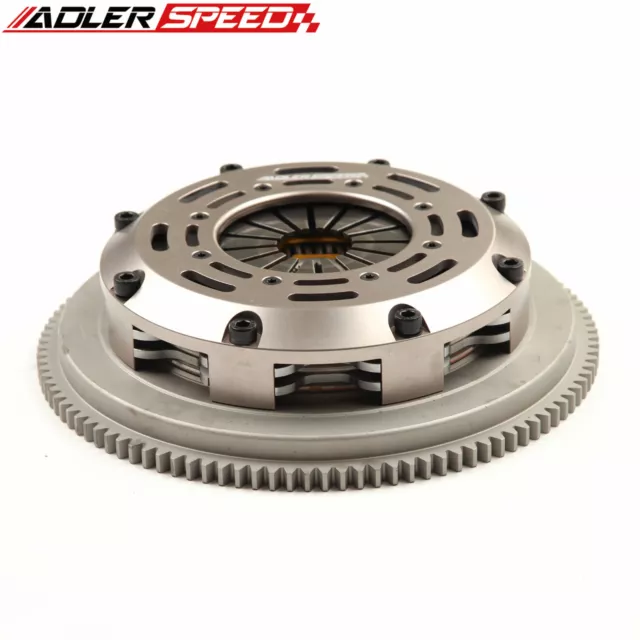 Sprung Twin Disc Clutch& Flywheel Kit For Sr20Det Silvia 240Sx 200Sx S13 S14 S15