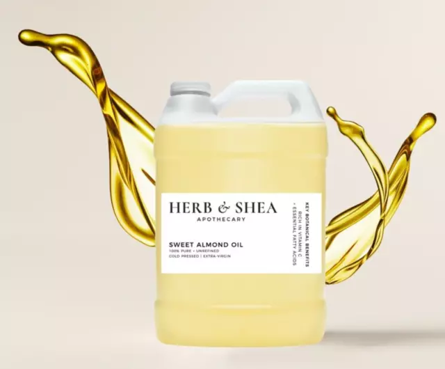ACEITE DE ALMENDRAS DULCES PORTADOR ORGÁNICO PRENSADO EN FRÍO REFINADO NATURAL 100% PURO 32 oz