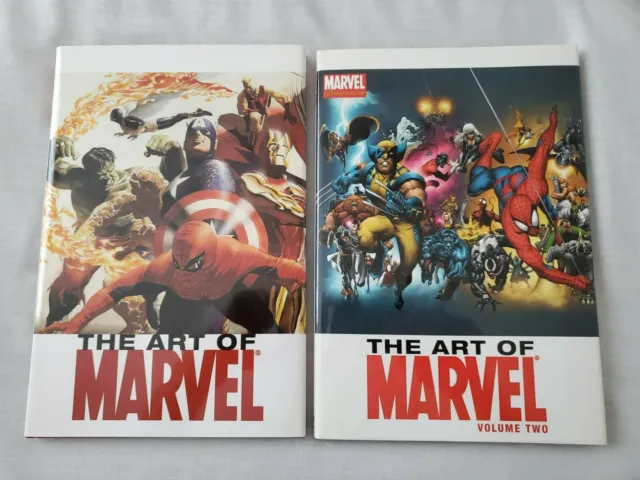 The Art Of Marvel Volume 1 & 2 1St Print Hc Nm/M Unread 2003/04