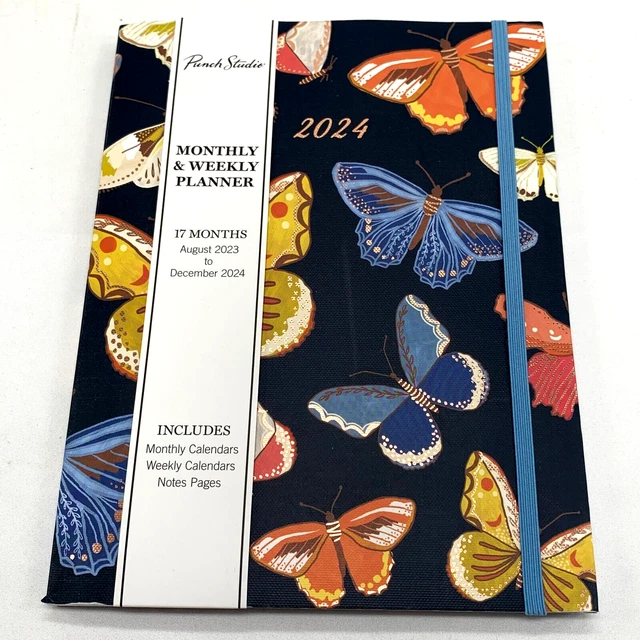 2023 2024 planner monthly weekly layout notes pages punch studios
