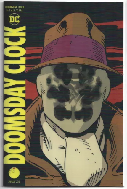 Doomsday Clock #1 - Lenticular Variant Cover - Character Preview of 2nd Rorshach