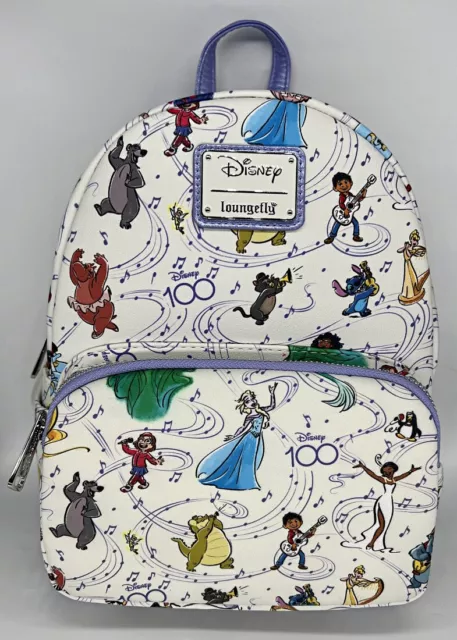 Disney Parks 100 Years of Music Loungefly Mini Backpack - NEW