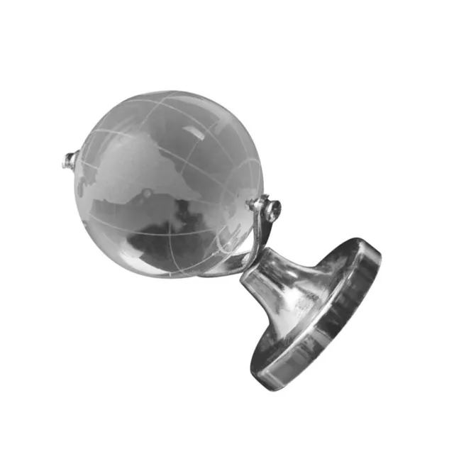 Desktop Geographic Globe Adornment Clear World Crystal Paperweight Dropshipping