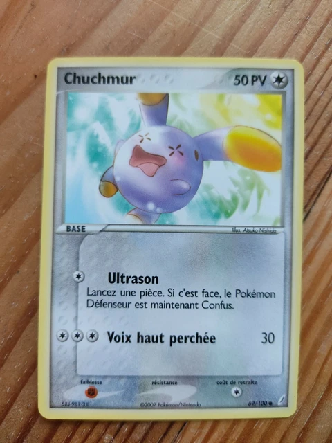 Carte Pokemon - Chuchmur Nm 69/100 Ex Gardiens De Cristal