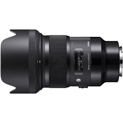 Sigma 50mm f/1.4 HSM DG Art Lens for Sony E-Mount. U.S. Authorized Dealer
