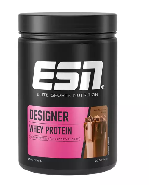 ESN Designer Whey Isolat Eiweißpulver Protein 908g Dose Gym Training Neu Ovp