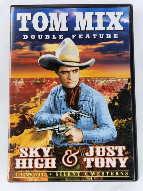 Sky High / Just Tony double feature DVD Tom mix Western - Silent Film