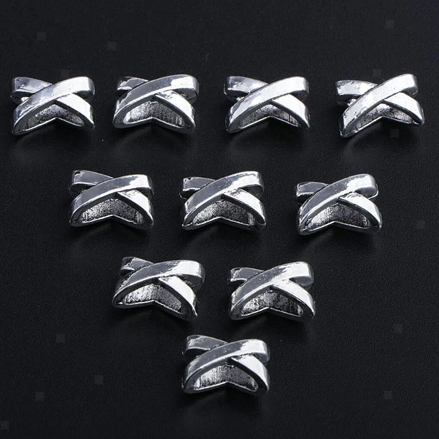 10 Stück Dread Lock Verstellbar Metall Cuffs Dreadlocks Perlen Flechtet