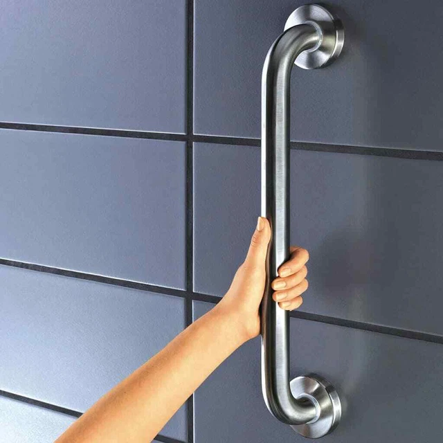 Maniglia di supporto Ridder 60 cm acciaio inox spazzolata maniglia vasca maniglia doccia maniglia a parete RIDD