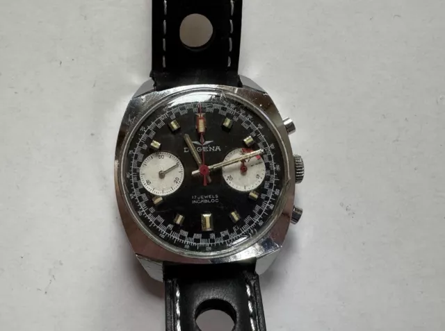 Dugena Vintage Chronograph Valjoux 7733 Handaufzug