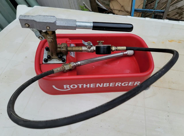 ROTHENBERGER RP30 PRESSURE Tester Test Pump EUR 125,73 - PicClick FR