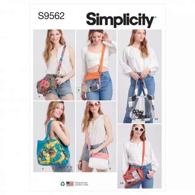 Simplicity Sewing Pattern 9562  OS (One Size Only)
