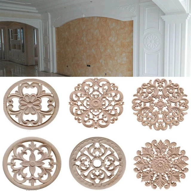 Armadio artigianale seduta piedi decorazione casa vintage legno intagliato mobili piedi gambe