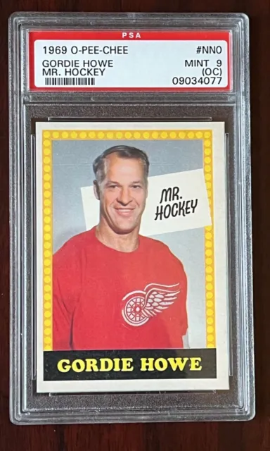 1969-70 O-Pee-Chee NHL Gordie Howe Mr. Hockey PSA 9 Mint #NNO