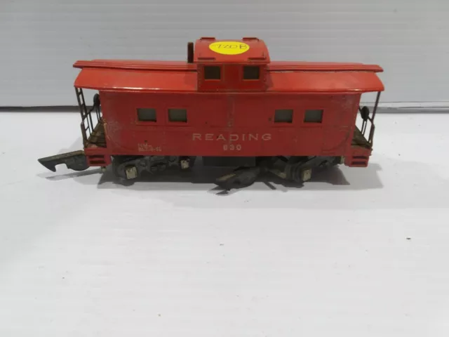 American Flyer  PA-8987 Illuminated Caboose, Reading  , Light not tested (7208)