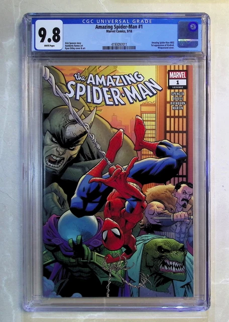 Amazing Spider-Man #1 (2018 Marvel Comics) 1st Print CGC 9.8
