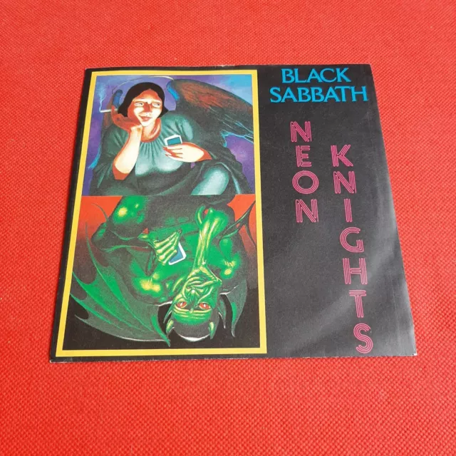 Black Sabbath - (Neon Knights) UK EX+ 7" Vinyl Single 1980 Vertigo DIO