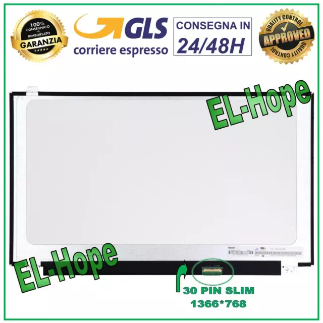 Display N156Bge-E32 Rev.c1 Lcd Notebook 15.6" 30 Pin Slim 1366*768 Schermo Hd