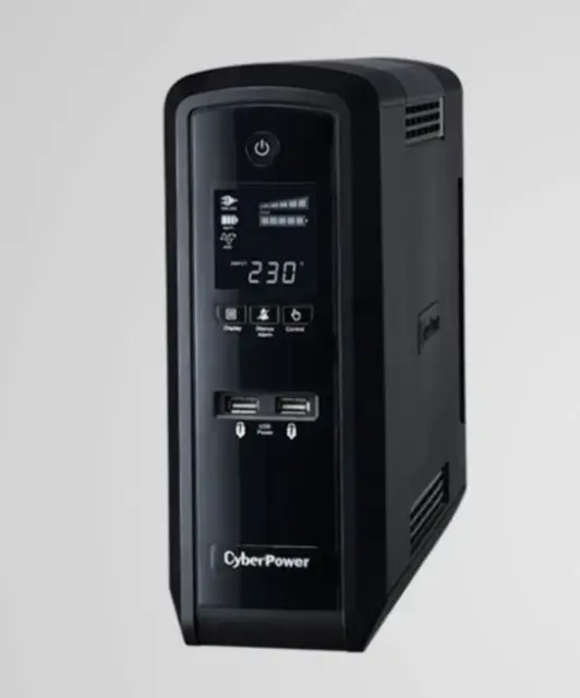 CyberPower PFC Sinewave Series 1500VA/900W (10A) Tower UPS with LCD and 6 x AU O