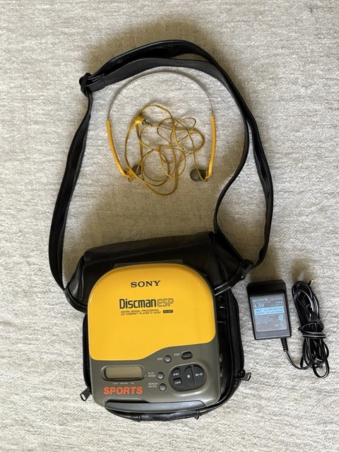ポータブルプレーヤー SONY SPOTS discmanD-451sp 1997 Sony Sports Discman ESP Portable CD Player (D-451SP) | eBay