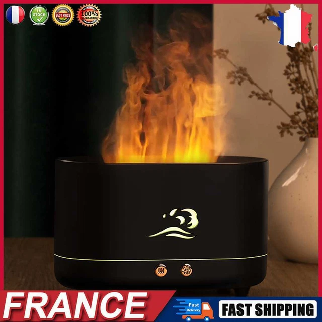 Air Humidifier Aromatherapy Aroma Diffuser Portable Auto Purifier (Black) fr