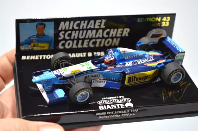 Minichamps 1:43 M Schumacher Collection Benetton Renault B 195 Edition 43 Nr 23