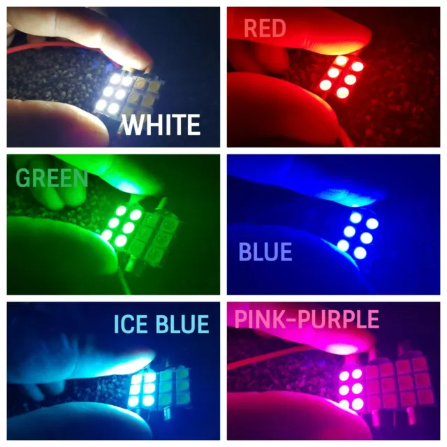 1x LED Festoon Globe 31MM 36MM 41MM [Size & Colour of your choice]