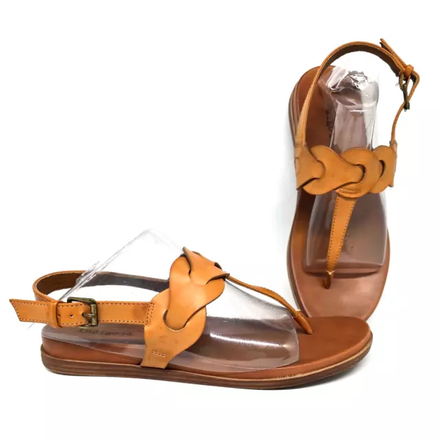 indigo rd. Brown Slingback Thong Sandals Women's Size 7.5M