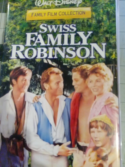 SWISS FAMILY ROBINSON VHS Pre-owned Walt Disney Family Film Collection ...