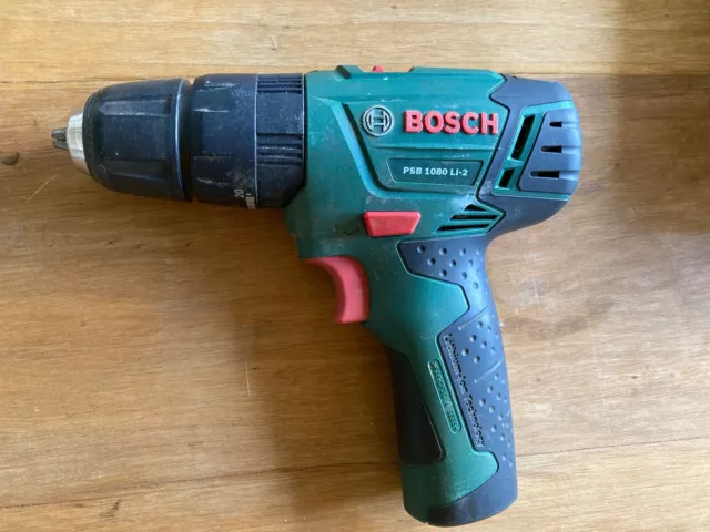 Bosch  PSB 1080 LI-2 cordless electric drill integrated battery