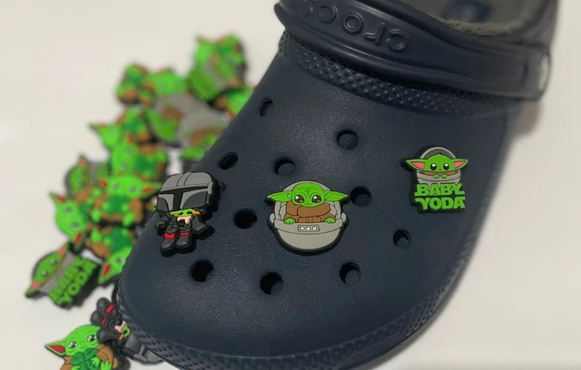 Grogu Baby Yoda Mandalorian Jibbitz Croc Shoe Charms