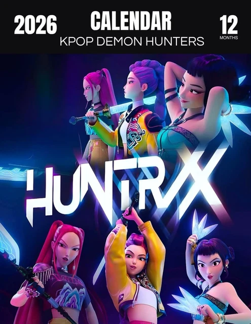 KPOP DEMON HUNTERS Calendar 2026 Book Type:Paperback $28.22 - PicClick AU