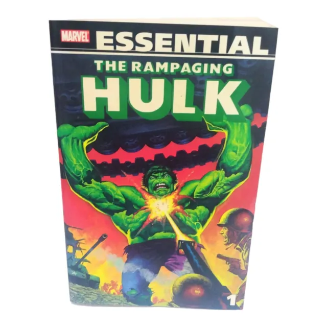 Marvel Essential The Rampaging Hulk Vol 1 Graphic Novel Set - USED Good Cond