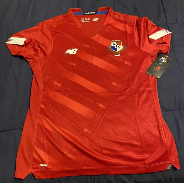 New Balance Panama Women's Home Soccer Jersey Short Sleeve Size 8 Medium NWT
