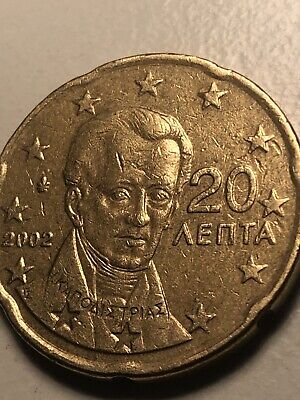 Pièce de Monnaie Grecque 50 Centimes Euro 2002