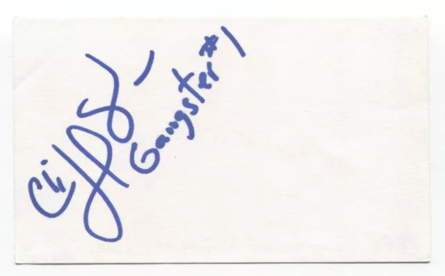 Cliff Saunders Signed 3x5 Index Card Autographed Signature Voice Actor