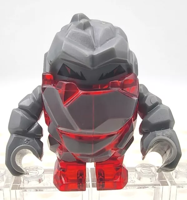 LEGO Rock Monster Red Trans Meltrox PM003 Trans POWER MINERS MINIFIGURE